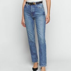 Reformation Cynthia High Rise Straight